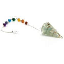 Orgonite Power Chakra Pendulum - Om