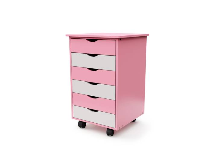 Rollcontainer pink