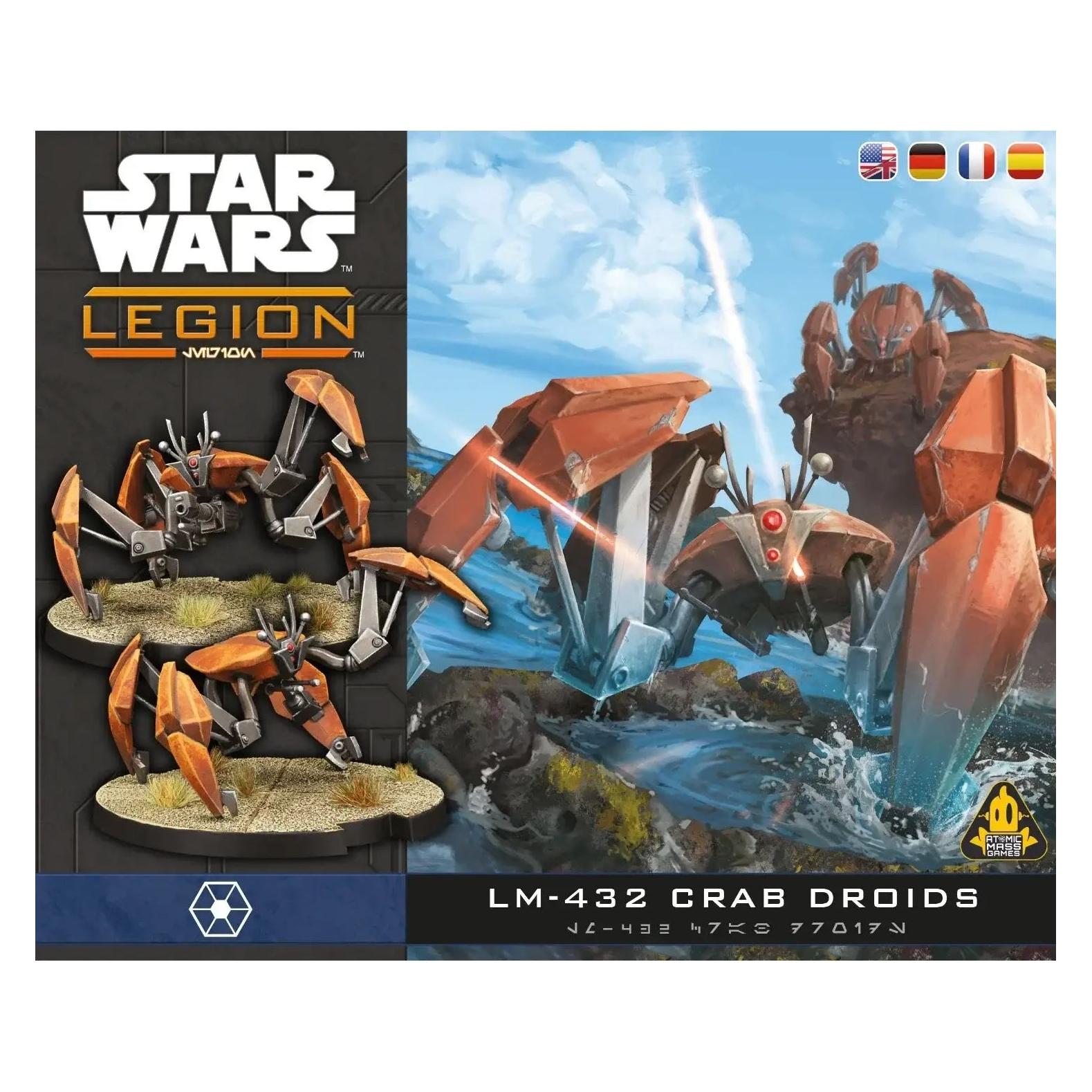 Atomic Mass Games AMGD1200 - Star Wars: Legion - LM-432 Crab Droids (AMGD1200)