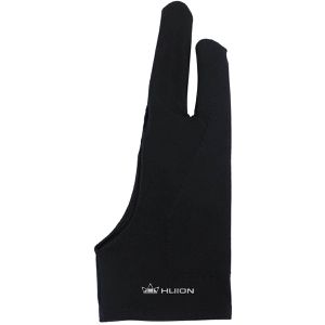 Huion Zeichenhandschuh GL03A, universal, schwarz, für Tablet, iPad & Papier, aus Mischgewebe, mit Palm Rejection