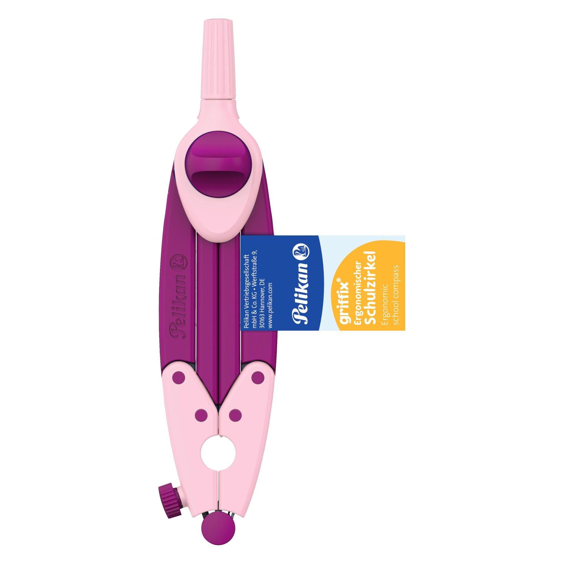 Pelikan griffix Zirkel Sweetberry, 3 Stück Faltschachtel (700979)