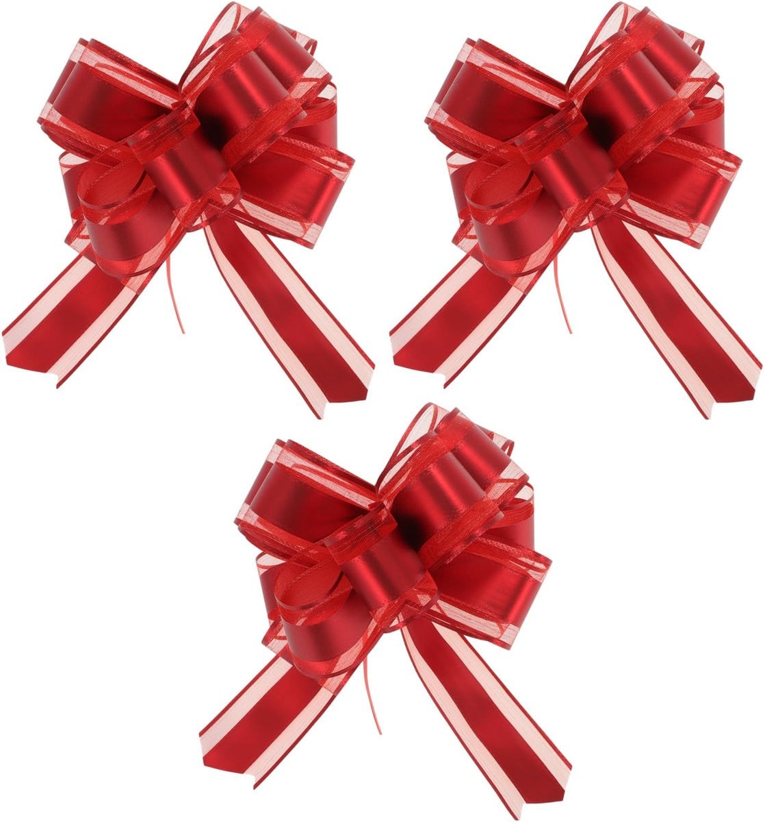 Dailygoods Geschenkstrikken 3 stuks - Decoratieve strikken voor cadeauversiering