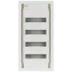 Eaton 178829 Hohlwand-Kleinverteiler, 4-reihig, Stahlblechtür superflach KLV-48HWS-SF
