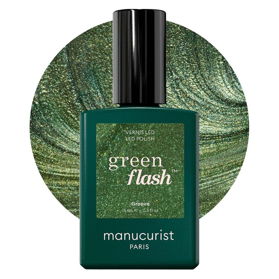 Anny MANUCURIST Green Flash lakier do paznokci Groove 15ml (Pearly Green) (51113)