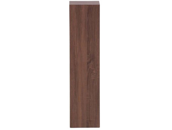 Ramsvik table basse piédestal table d'appoint marron.