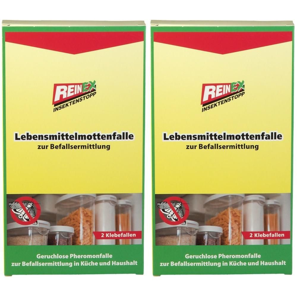 Lebensmittel Mottenfalle Reinex 2x 2x2 St