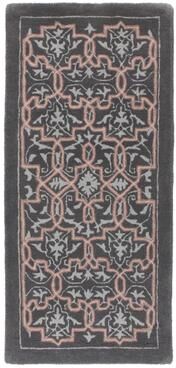 "Achla Designs Tabriz Classic Rectangular Hearth Rug, 56 Inch Long - 3'6"""