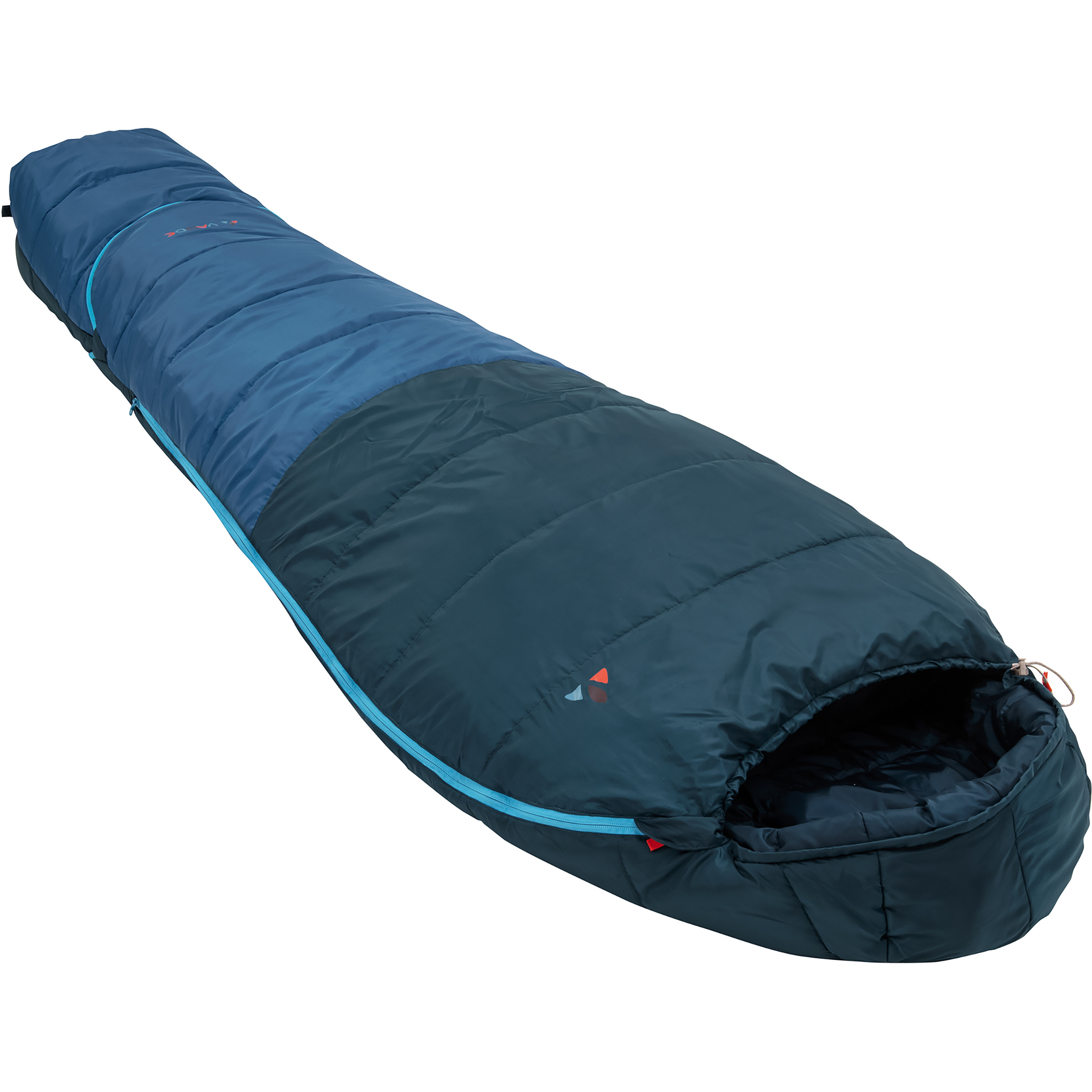 Vaude Kobel Adjust 500 II Syn Schlafsack Kinder Kunstfaserschlafsäcke blau Größe MAX. 165CM Camping Widerstandsfähig