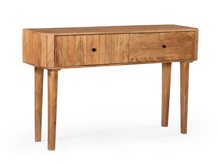 LINARO Sekretär, Material Massivholz, Akazie massiv honigfarben