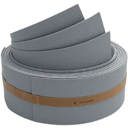 zaun|zu® Sichtschutzstreifen Premium Akzentstreifen Set Drittel Fenstergrau 2,55m