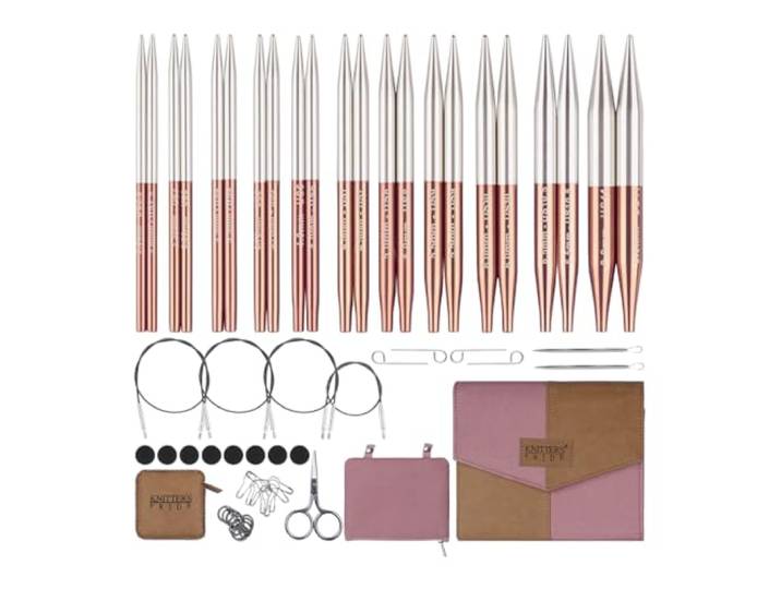 Knitters Pride Rosemist austauschbares Nadelset 10 cm - Regal