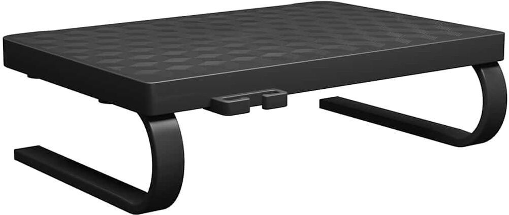 vidaXL Support de moniteur Noir 37x28x11,5 cm