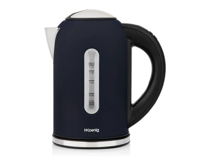 HKoenig Wasserkocher Boe56 Schwarz, Programmierbar, Metall, 15x27x23.7 cm, Kochgeschirr, Küchengeräte, Wasserkocher
