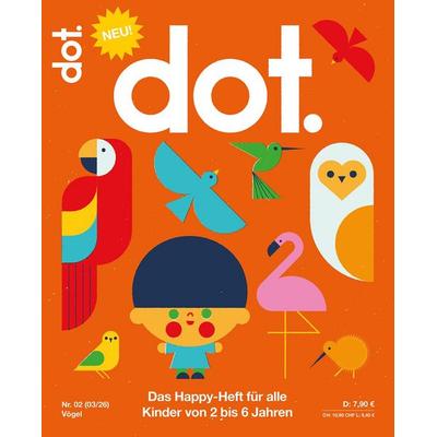 dot. - Vögel | Nr. 2, Geheftet von Studio Anorak & Get Back Media, Nova MD, 978-3-693-85019-0
