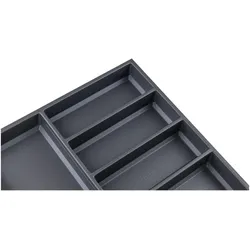 Agoform Besteckeinsatz Sky KB 800 mm Tiefe 473 mm Schwarz, Besteckkasten, Schwarz