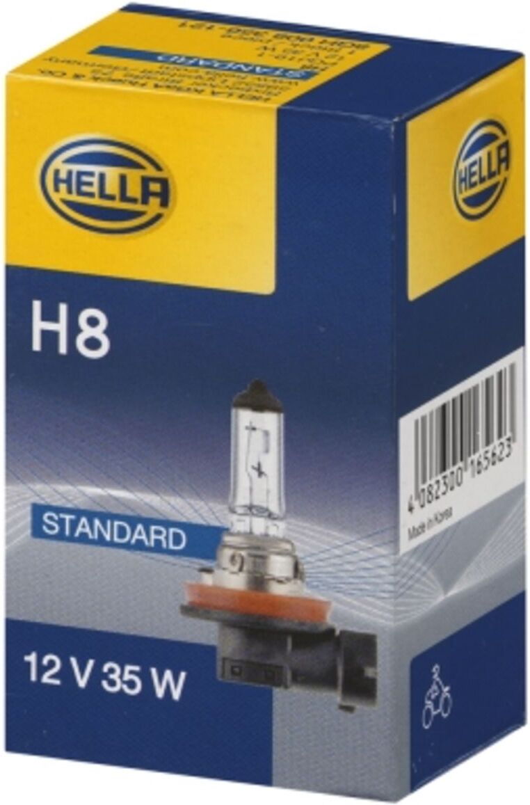 Hella Lampadina Halogen H8 Standard 12V, 35W, 1 pezzo