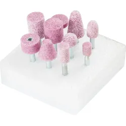 PFERD TOOLS STEEL EDGE Schleifstift-Set 10-tlg. Schaft-Ø 6 mm A30 für Stahl- und Stahlguss - 33920131