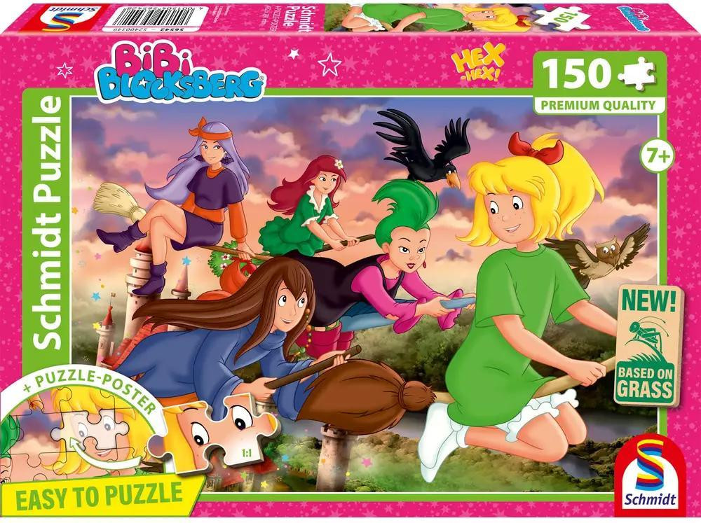 Schmidt Spiele Puzzel Bibi Blocksberg Heksenrace 150-delig