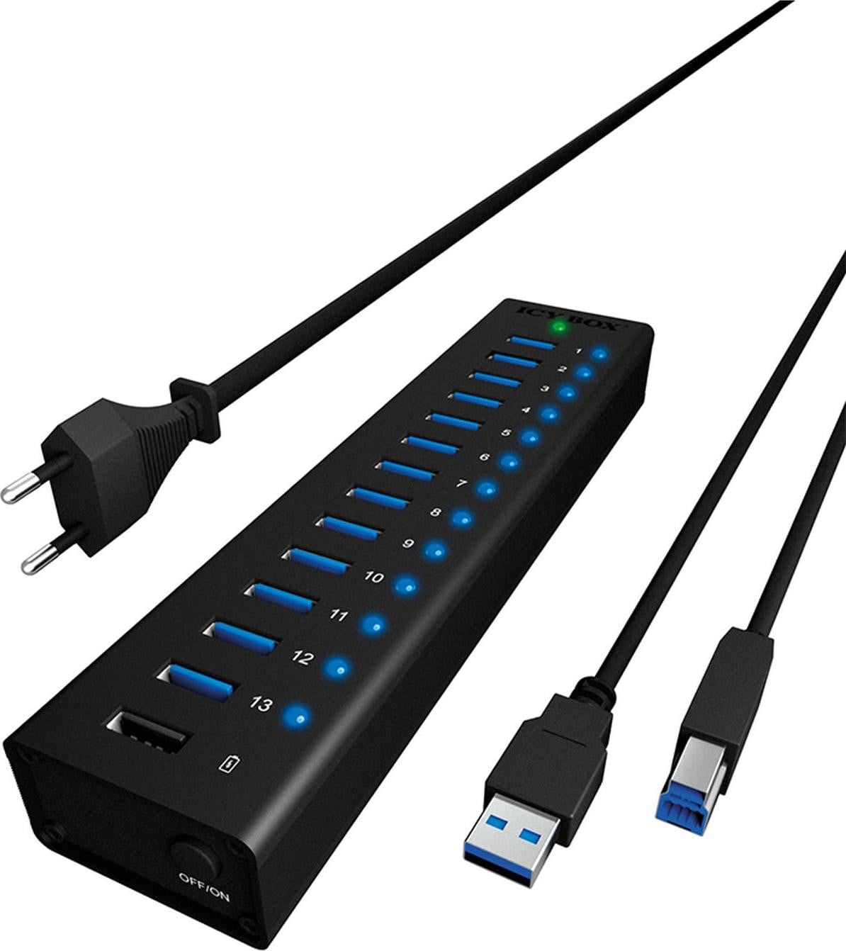 RaidSonic ICY BOX IB-AC6113 13-Poorts USB 3.0 Hub