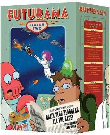 Matt Groening - Futurama - Season 2 Collection (4 DVDs) - Preis vom 08.10.2026 07:26:42 h