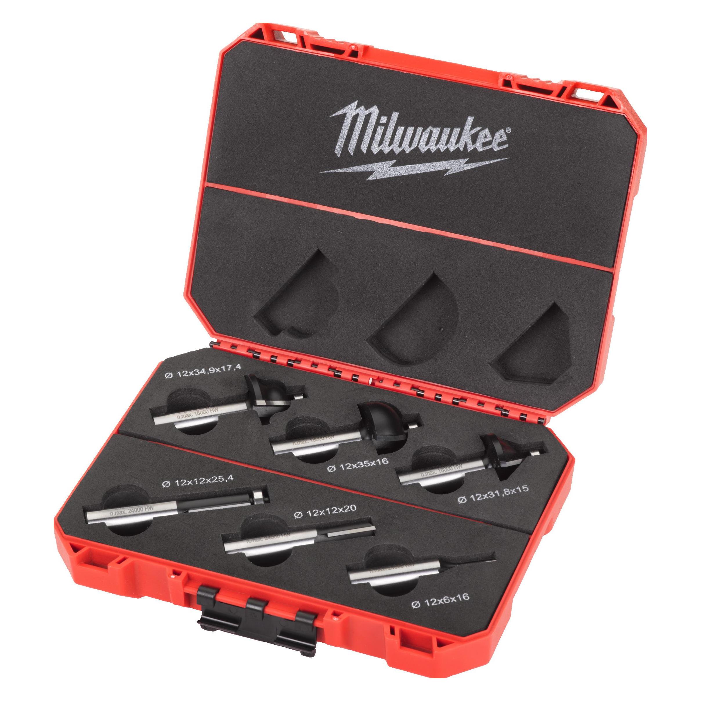GCS MILAUKEE HOLZFRÄSER 12mm 6STK (4932493578)