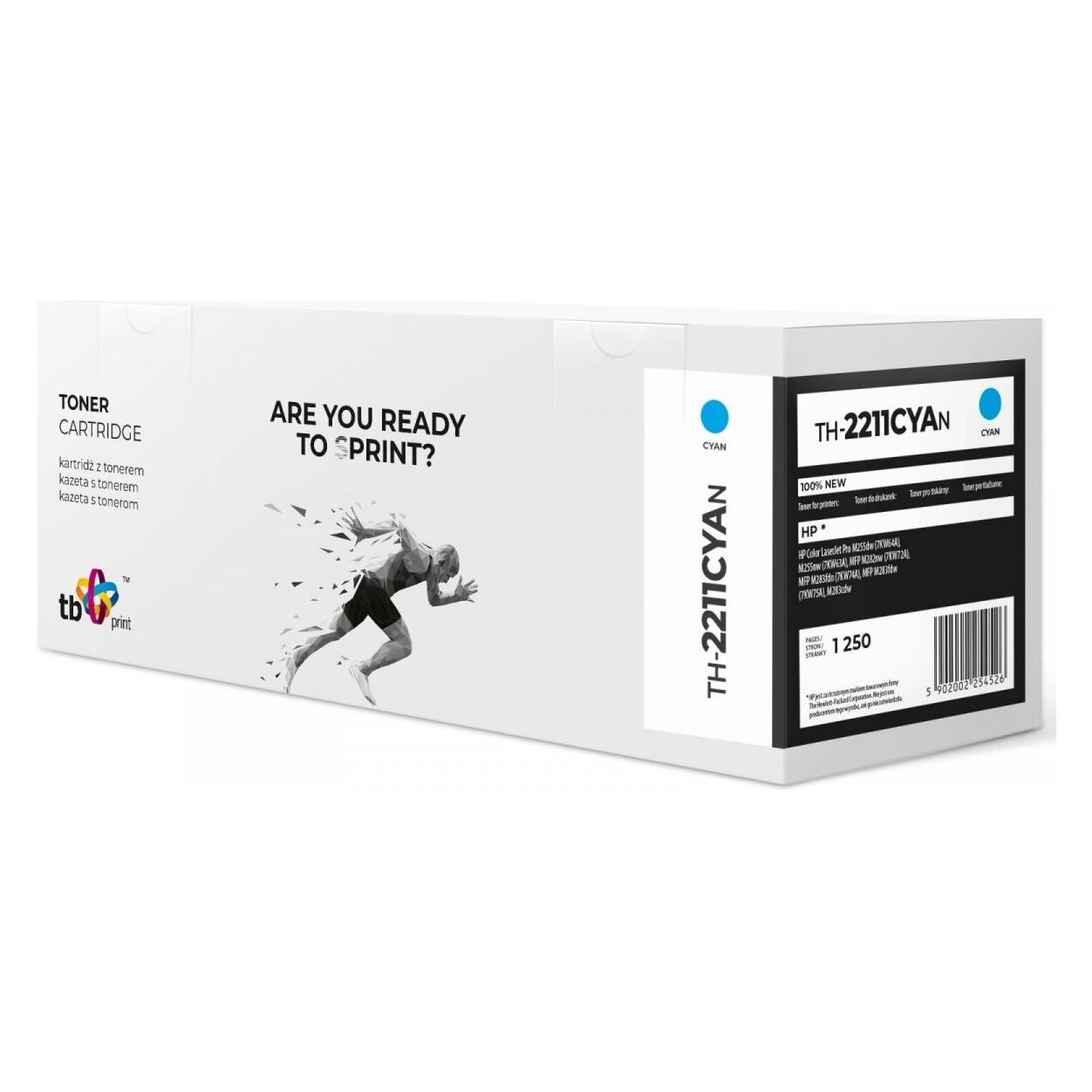 Print Toner for HP Color LJ Pro M255 W2211A TH-2211CYAN 100% new CY (TH-2211CYAN)