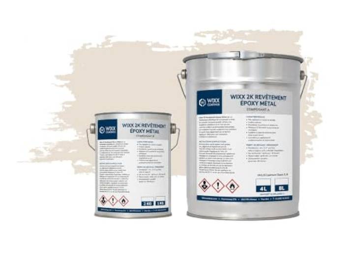 Wixx 2K Epoxy Metaalcoating - RAL 9001 Crèmewit - 10L
