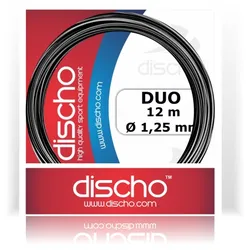 Tennissaite - DISCHO - DUO SILVER - 12 m 1,25 mm