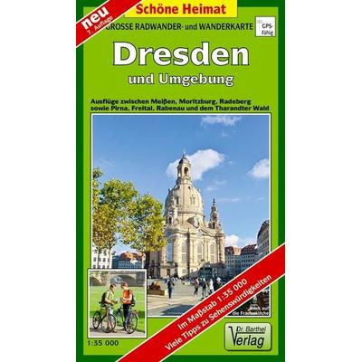 Dresden und Umgebung 1 : 35 000. Radwander- und Wanderkarte, Sonstige von Verlag Barthel, Barthel, A