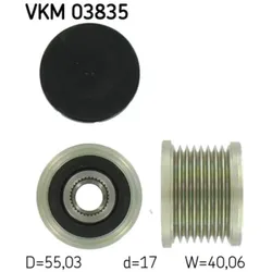 Generatorfreilauf SKF VKM 03835 für Mercedes-Benz E-Class