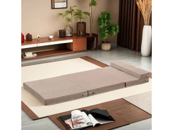 Matelas pliants portables en mousse à mémoire de forme, Tatami doux et paresseux, tapis de Yoga pour dormir sur le sol, employés de bureau, pause déjeuner