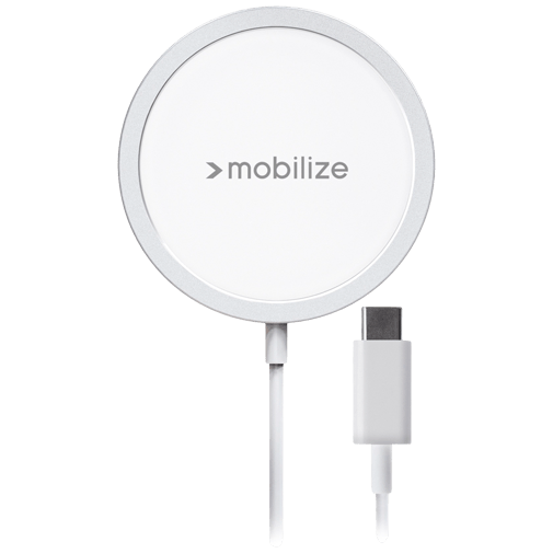 Mobilize MagSafe Kabelloses Schnellladegerät Weiß