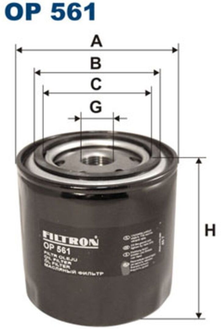 Ölfilter FILTRON OP561