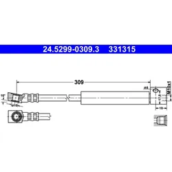 Bremsschlauch ATE 24.5299-0309.3 für Opel Kadett E CC