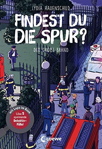 Lydia Hauenschild - Findest du die Spur? - Der große Brand: Löse 5 spannende Detektiv-Fälle! - mit Lupe im Buch - Finde die Lösung in spannenden Suchbildern - Für Kinder ab 8 Jahren - Preis vom 10.10.2026 11:48:34 h