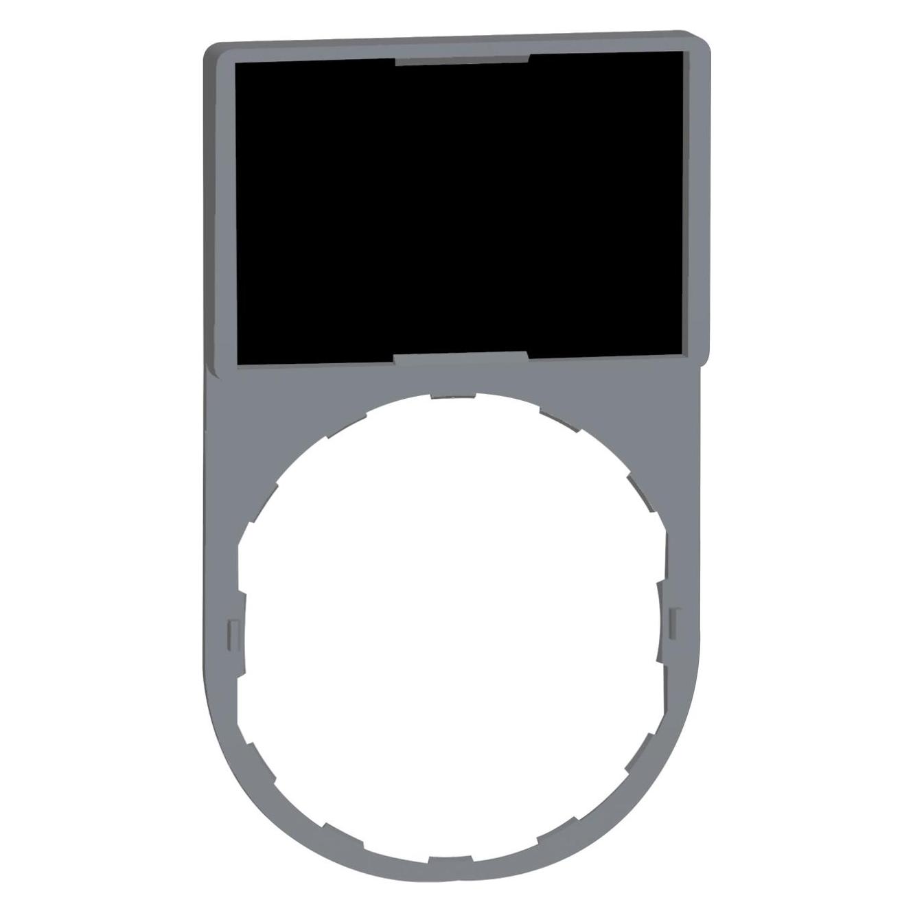 Schneider Electric Schildträger 30x50mm, unbeschriftet ZBY6101C0 (ZBY6101C0)