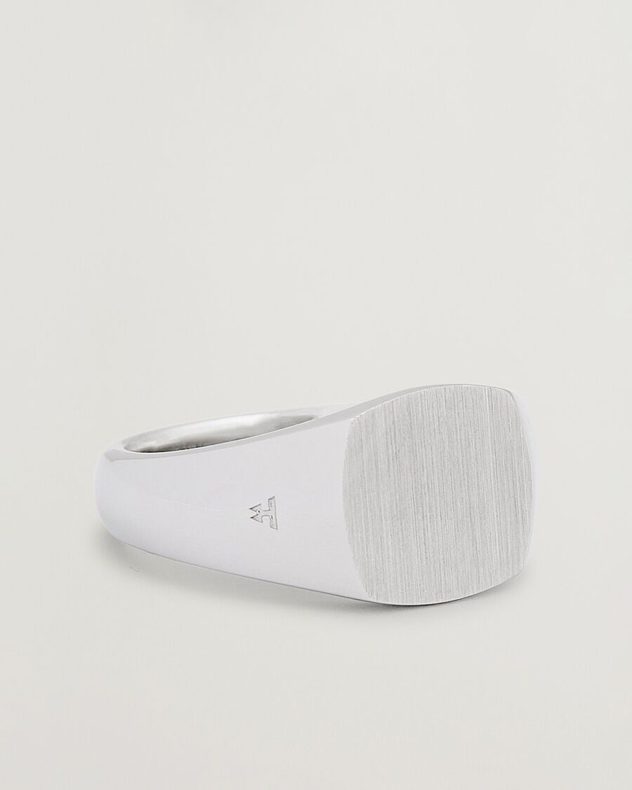 Tom Wood Kay Ring Satin Silver men L Sølv