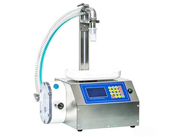 MHKHBA Gewerbliche Honigabfüll- Und Wiegemaschine, Flaschenabfüllmaschine Für 0,02–22,05 Lb (Ca. 9–10 Kg), Mit Wiege- Und Zeitfunktion, Speicherfunktion, Für Birnensirup, Erdnussbutter Und Honig A3