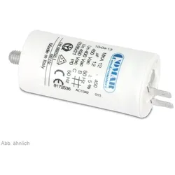 Comar Condensatori Motorbetriebskondensator COMAR MKA450, 60μF/450V, 6,3mm, 50x120mm, Kondensator