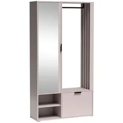GARDEROBENSCHRANK SETA 100/189/33 Modern Garderobenschrank Kaschmir
