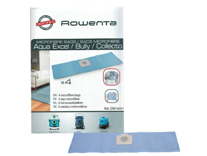 Zr816 - Pochette De 5 Sacs Papier - Aspirateur Cuve Collecto Et Bully - Rowenta