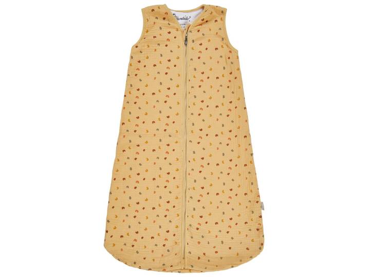 Sterntaler Babyschlafsack Löwe Leo, Dunkelgelb, Animalprint, Füllung: Baumwollfüllung, Gr. 70, Schlafen, Babybettausstattung, Babyschlafsäcke