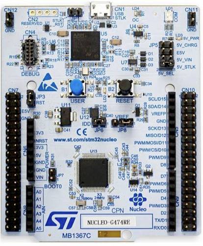 STMicroelectronics NUCLEO-G474RE Entwicklungsboard 1St.