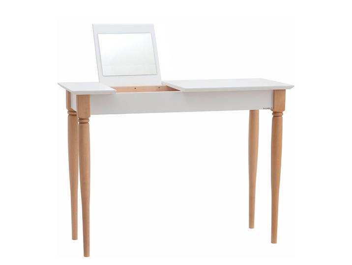Coiffeuse 105cm Blanc/Blanc
