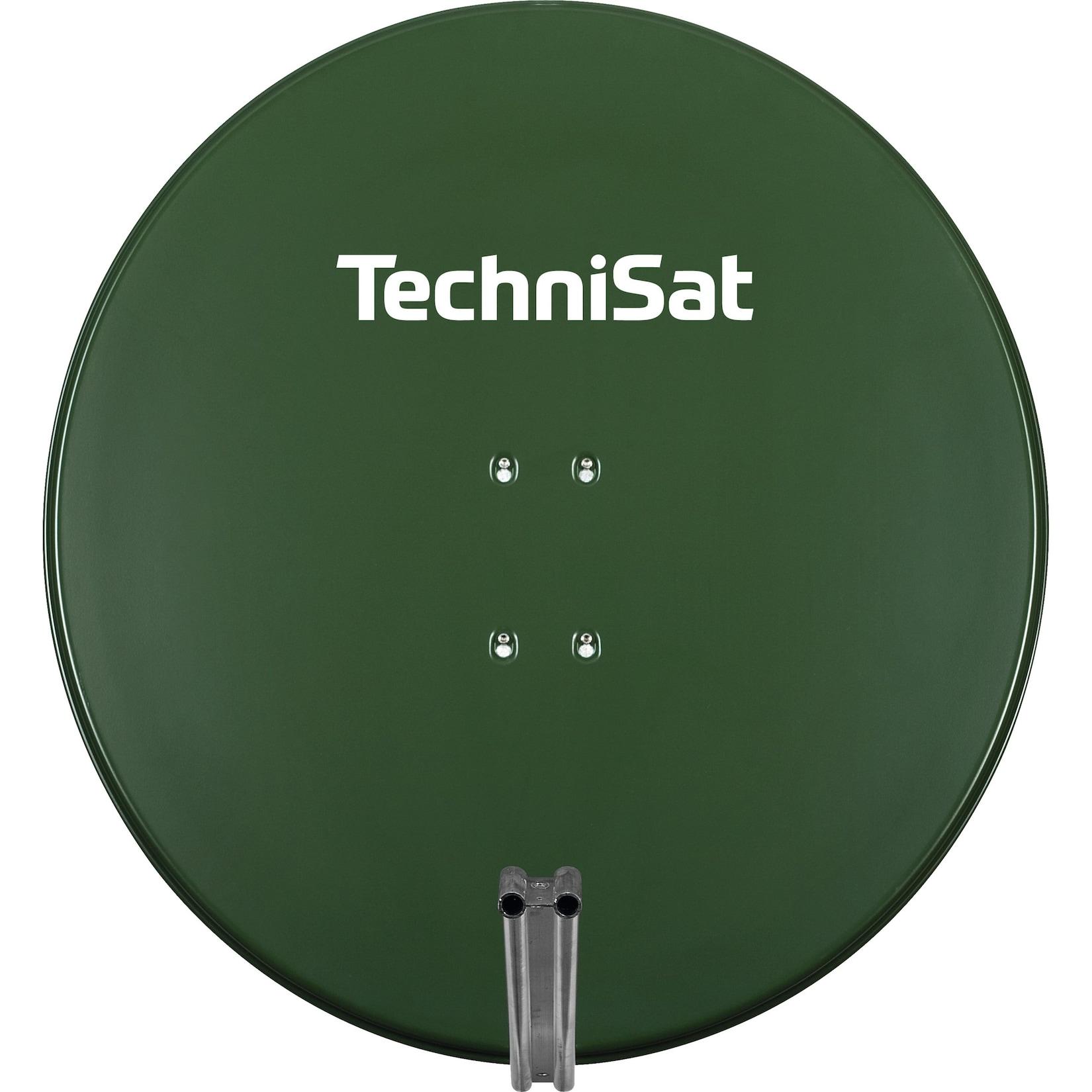 TechniSat SATMAN 850 PLUS 85cm Sat-Antenne inklusive AZ/EL-Halterung rot tannengrün