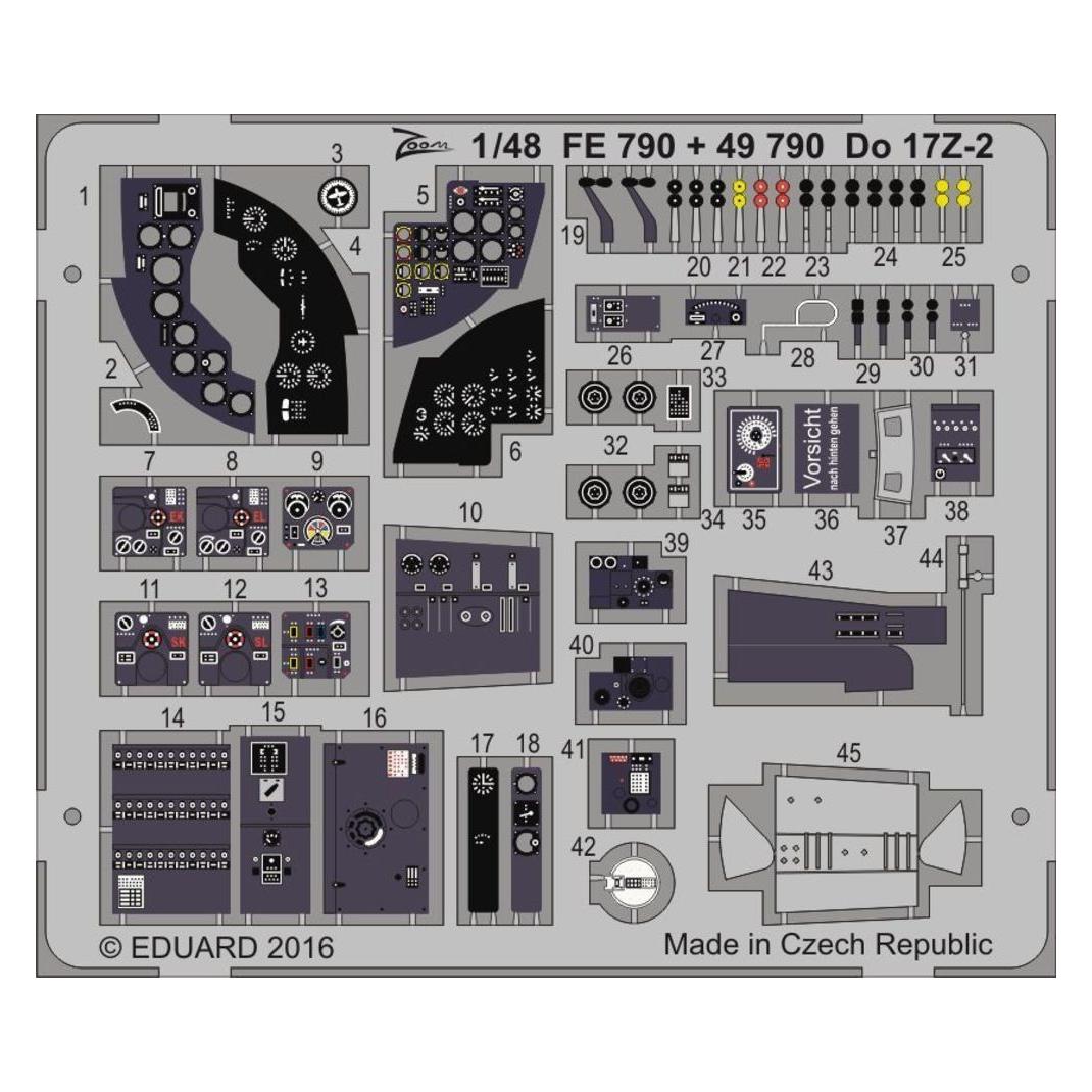 Eduard Do 17Z-2 for ICM (49790)