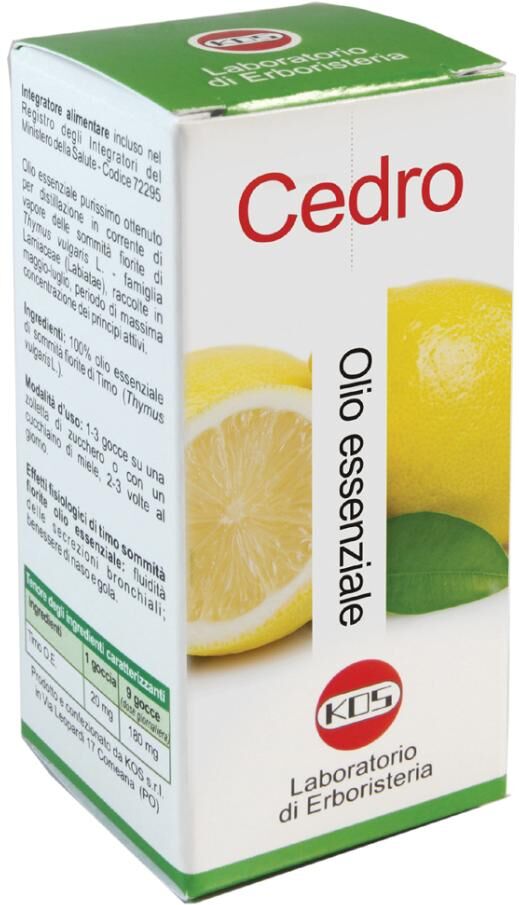 KOS Srl CEDRO OLIO ESSENZIALE 20ML KOS