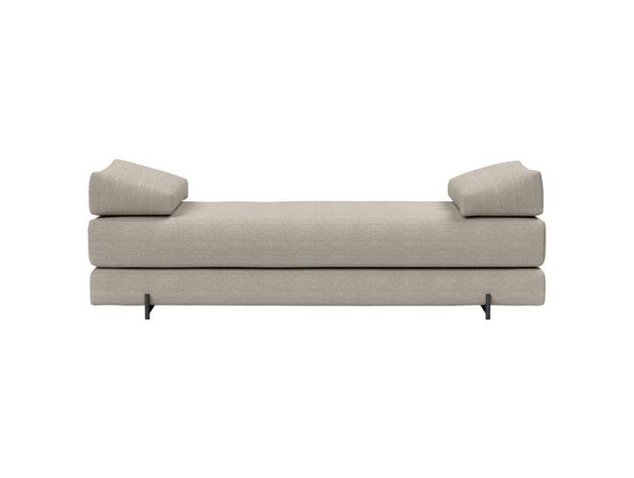 Innovation Schlafsofa, Naturfarben, Metall, Füllung: Faserbällchen, Schaumstoffflocken, 200x82x84 cm, Wohnzimmer, Sofas & Couches, Schlafsofas