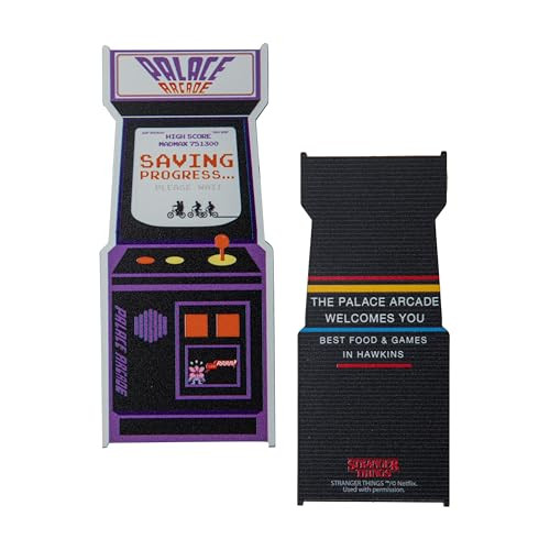 Cinereplicas Stranger Things Arcade metalen bladwijzer - 10 x 4,5 cm