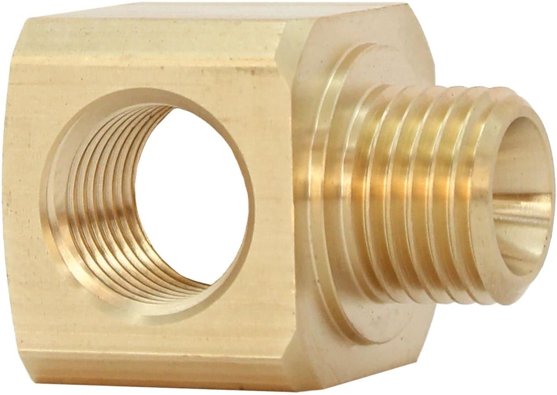 Riegler T-Einschraubverteiler, G 1/8, SW 17, Messing (14.0941)
